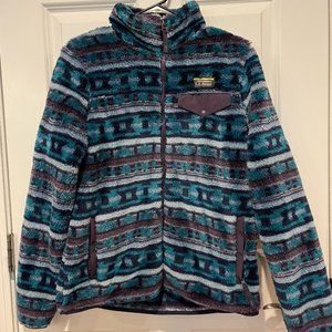L.L. Bean Patterned Zip-Up Jacket